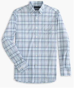 Southern Tide Hugh Plaid Intercoastal Performance Sport Shirt