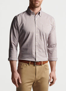 Peter Millar Quinby Crown Lite Cotton-Blend Sport Shirt