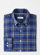 Peter Millar Nowell Autumn Soft Cotton Sport Shirt | Navy