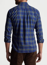 Peter Millar Nowell Autumn Soft Cotton Sport Shirt | Navy