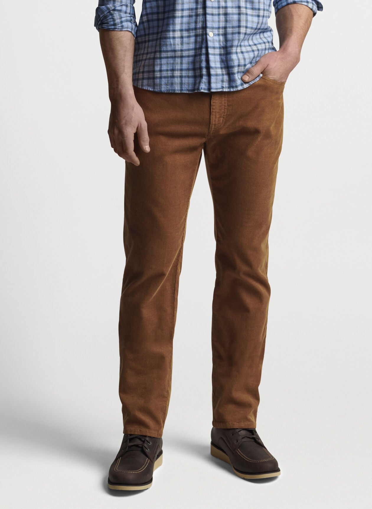 Peter Millar Superior Soft Corduroy 5 Pocket Pant - Spice