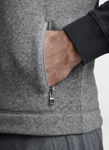 Peter Millar Crown Sweater Fleece Vest | Gale Grey