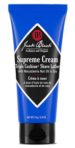 JACK BLACK Supreme Cream Triple Cushion Shave Lather | 2.6 oz