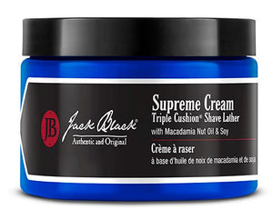 JACK BLACK Supreme Cream Triple Cushion Shave Lather | 9.5 oz