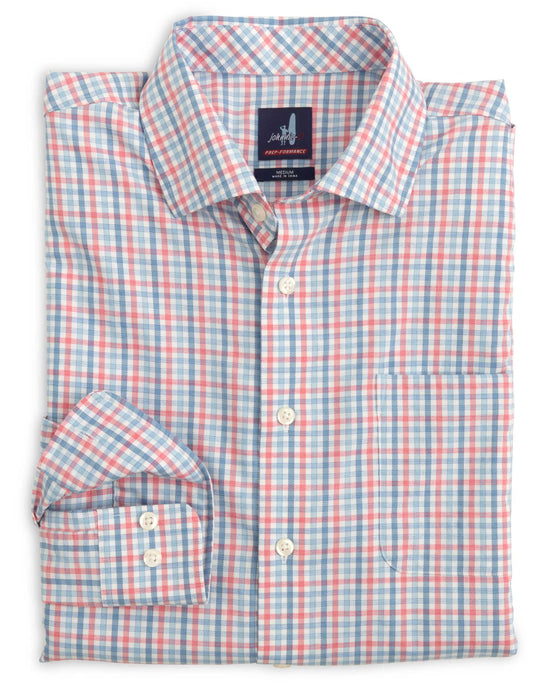 Johnnie-O Cary PREP-FORMANCE Button Up Shirt | Confetti