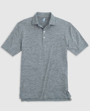 Johnnie-O Huron Heathered Polo | Black
